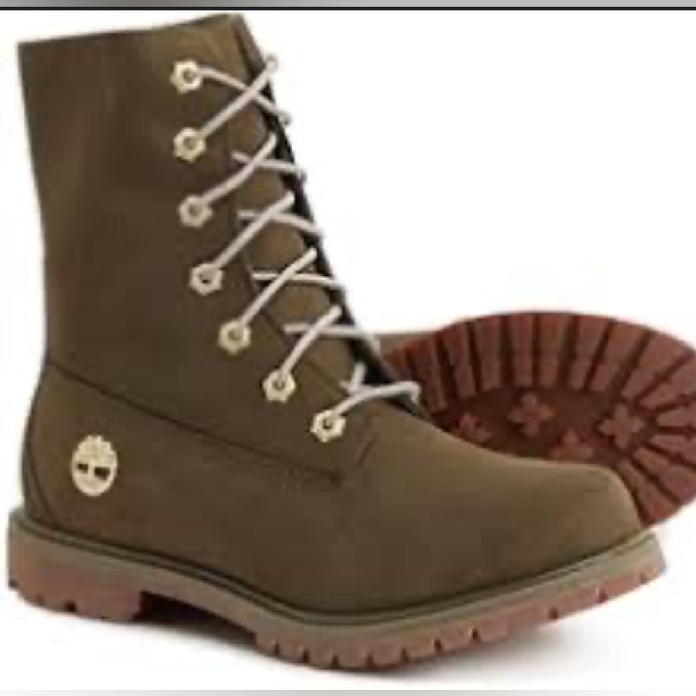 Timberland Brown Lace-Up Boots